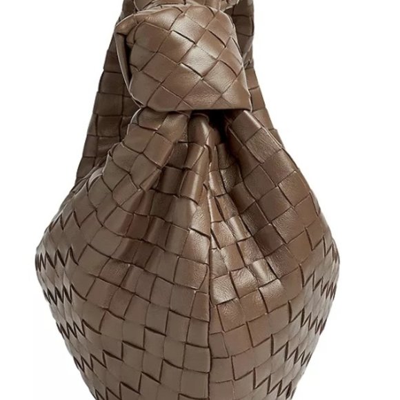 New Bottega Veneta Brown Teen Jodie Shoulder Bag - Picture 4 of 8